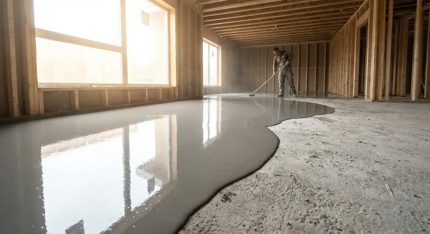 Avretting av gulv: Slik sikrer du et flatt og stabilt underlag - Featured Image