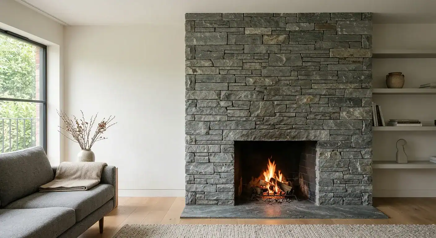 Design av peis i naturstein: Skap et unikt blikkfang i stuen - Featured Image