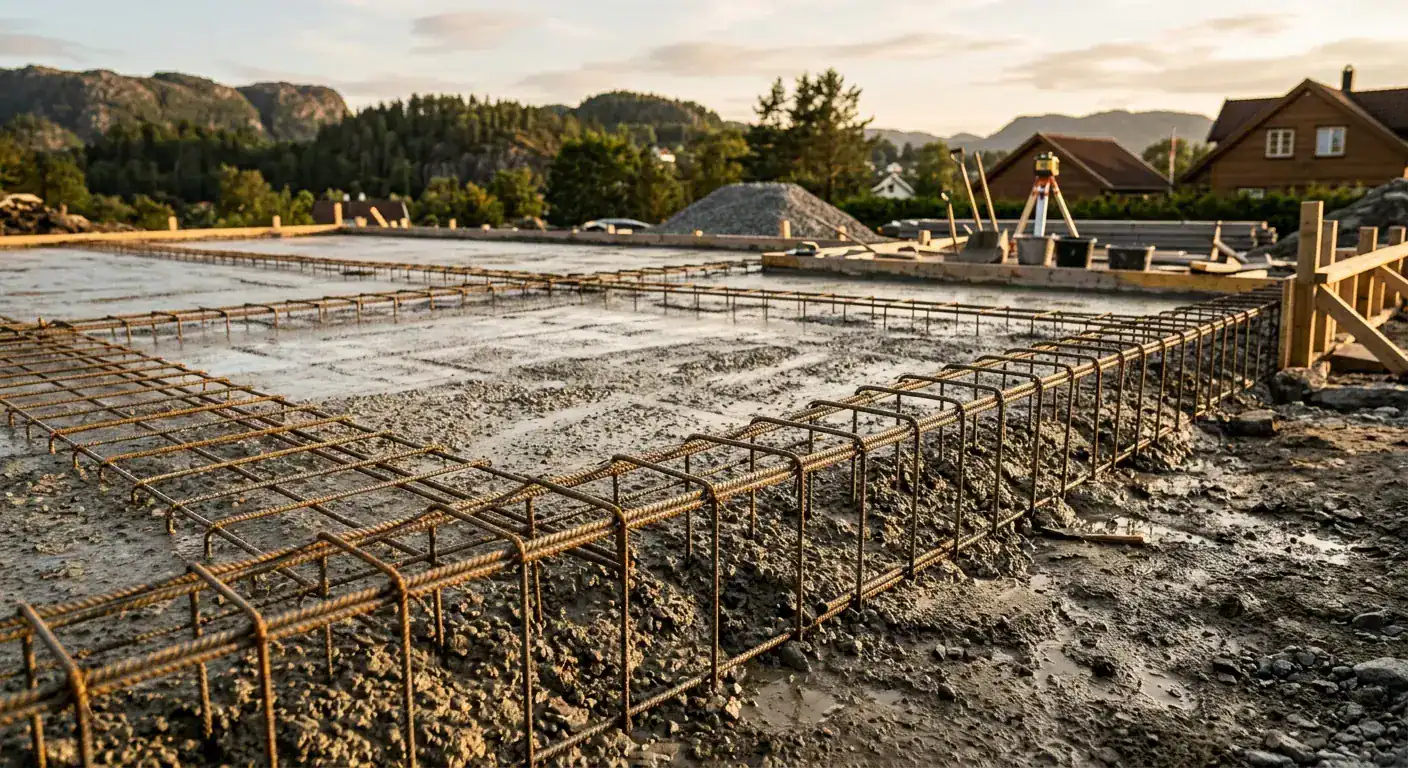 Støping av såle og fundament: En komplett guide til grunnarbeid og betong - Featured Image