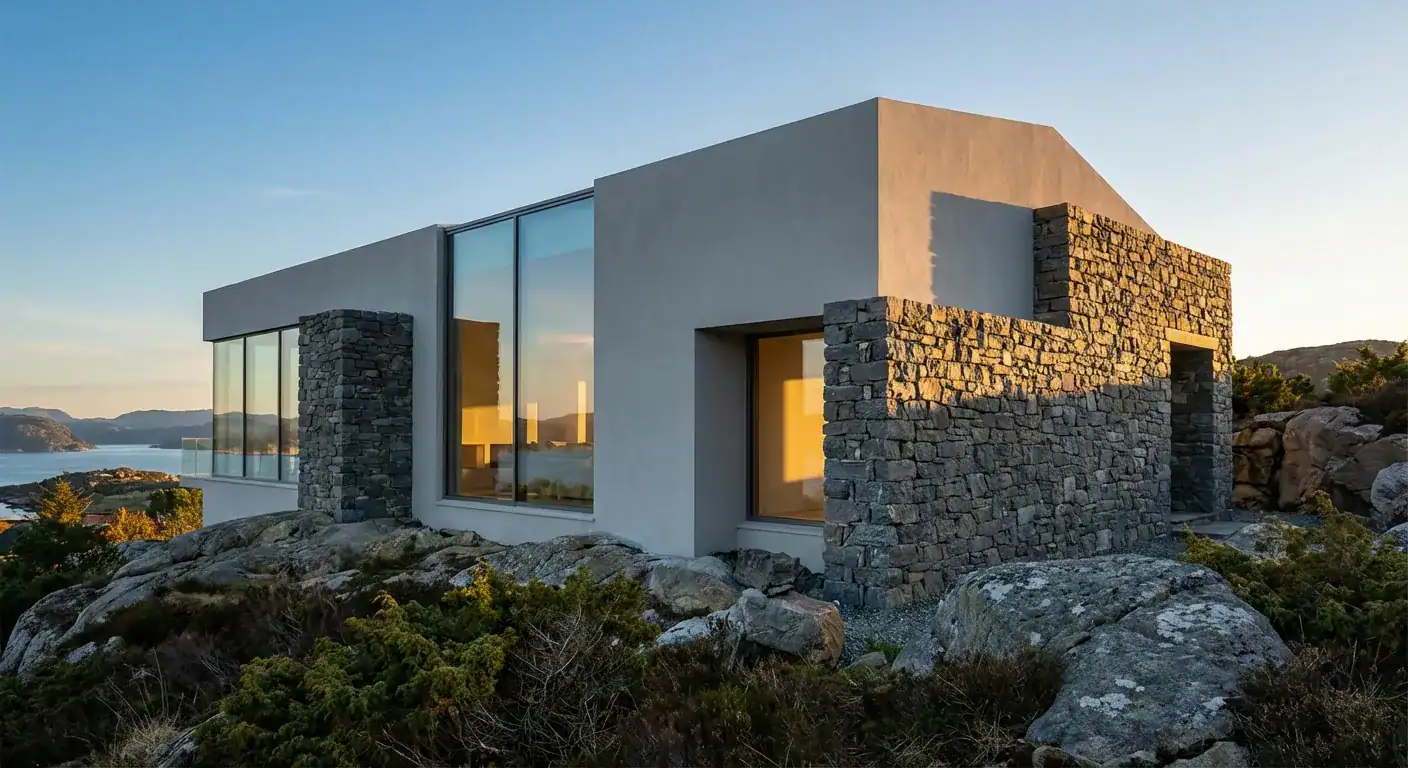 Bygge bolig i mur: Fordeler med et vedlikeholdsfritt hjem - Featured Image