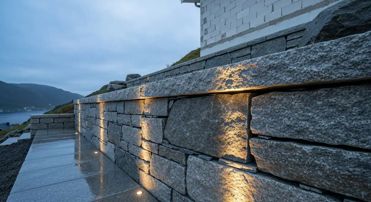 Muring med naturstein: Slik skaper du en tidløs uteplass i Bergen - Featured Image